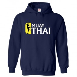 Muay Thai Unisex Novelty Kids and Adults Pullover Hoodie for Karate Lovers